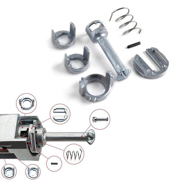 Door Lock Cylinder Barrel Repair Kit/For-BMW E46 323i 325i 328i/330i M3 1998-06