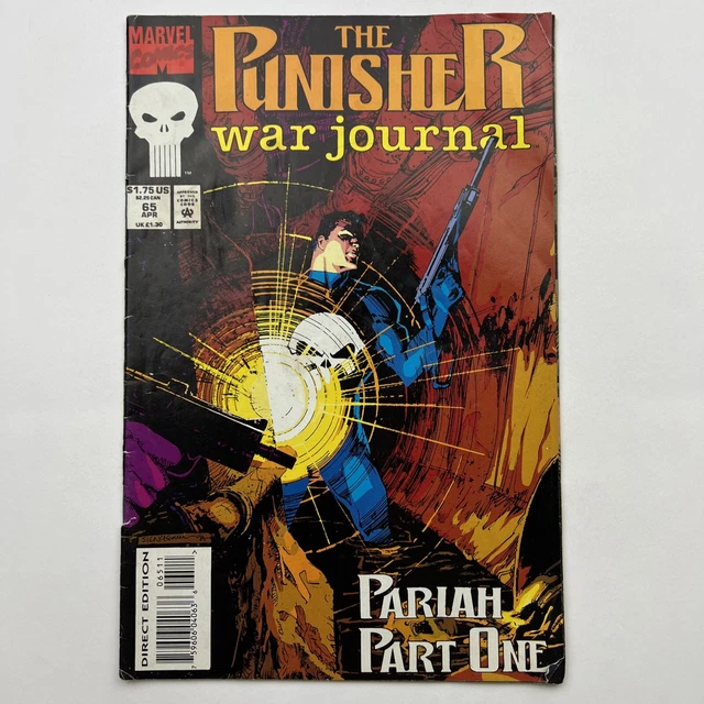 Punisher War Journal #65 Direct Market Edition ~ NEAR MINT NM ~ 1994 Marvel