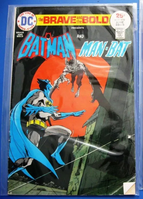 BRAVE AND THE BOLD 119 (Batman, Man-Bat, Jim Aparo, DC Comics) 1975