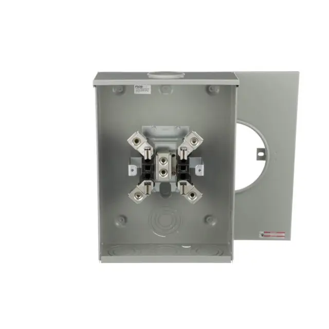 Eaton 200-Amp Ring Type Single Meter Socket 16"X12" Circuit Breaker Distribution