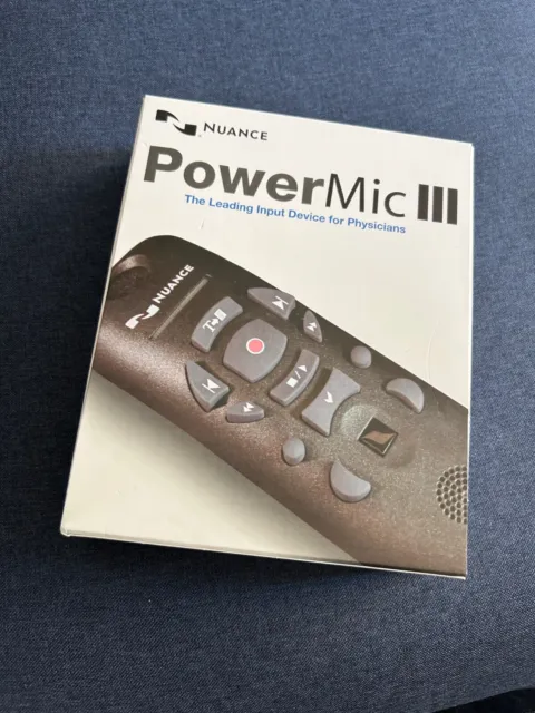Nuance PowerMic III 0POWM3N9-E 9 ft. Cord Non-Scanner Microphone