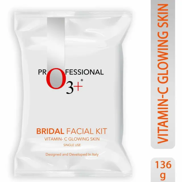 O3+ Bridal Facial Kit VitaminC Glowing Skin for Bright & Radiant Teint 120G