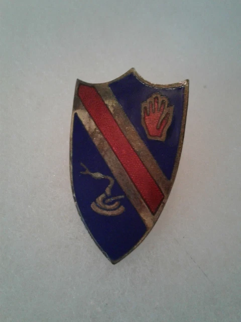 Authentic Pre WWII US Army 372nd Infantry Battalion Unit DI DUI Crest Insignia