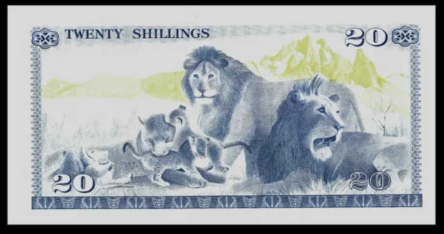 🇰🇪 KENYA , 20 Shillings, 1978, P-17, UNC *** BANKNOTE