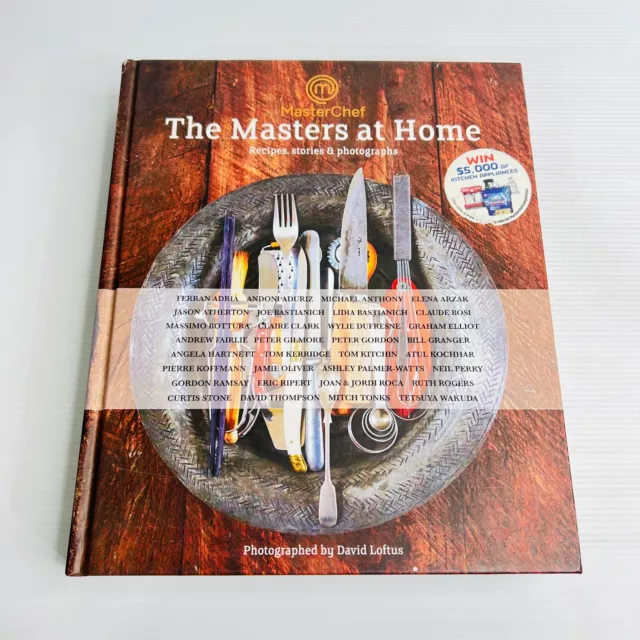Celebrity　Food　Home　UK　Book　£17.98　Cookbook　THE　Chef　MASTERS　MASTERCHEF　Hardcover　at　PicClick