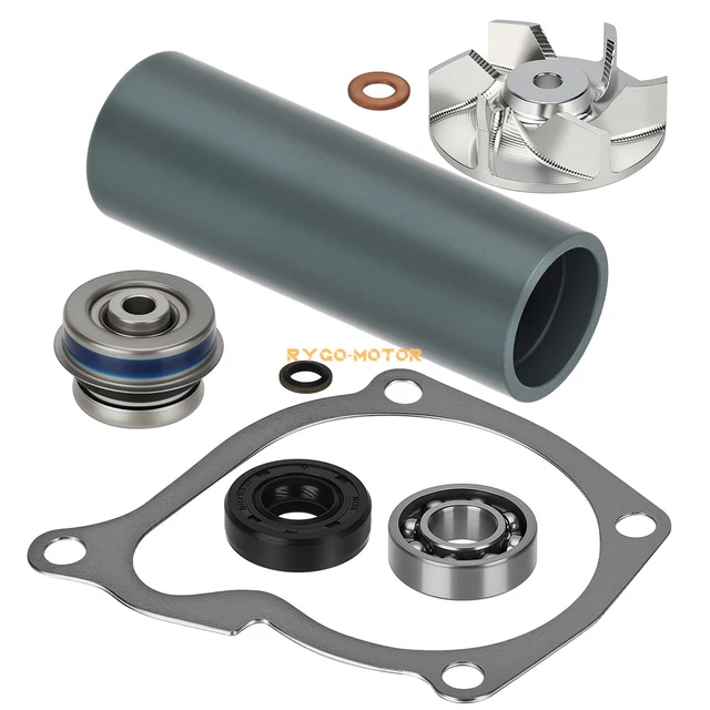 Water Pump Rebuild Kit Aluminum Impeller W/Seal Driver for Polaris Water Pump Rebuild Kit Aluminum Impeller W/Seal Driver for Polaris