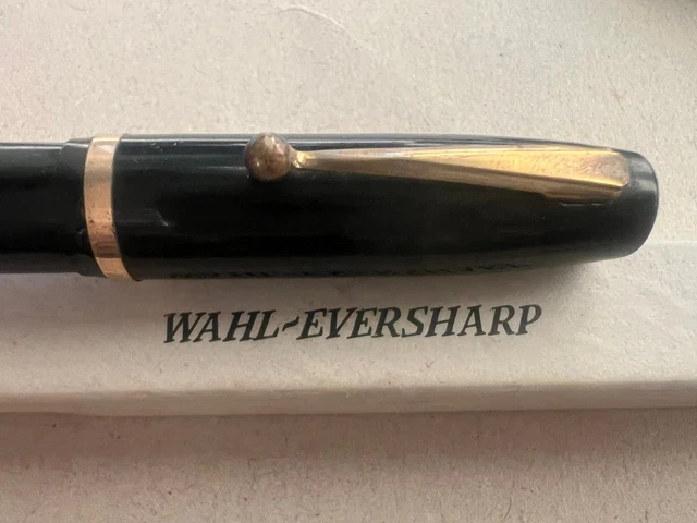 Stylo Plume WAHL EVERSHARP OXFORD Vintage - Plume En Or, Couleur Marron - Occasion