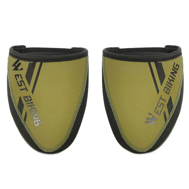 1Pair Shoe Cover Long Lifespan Perfect Fitting Army Green Half Palm Bicycle Shoe