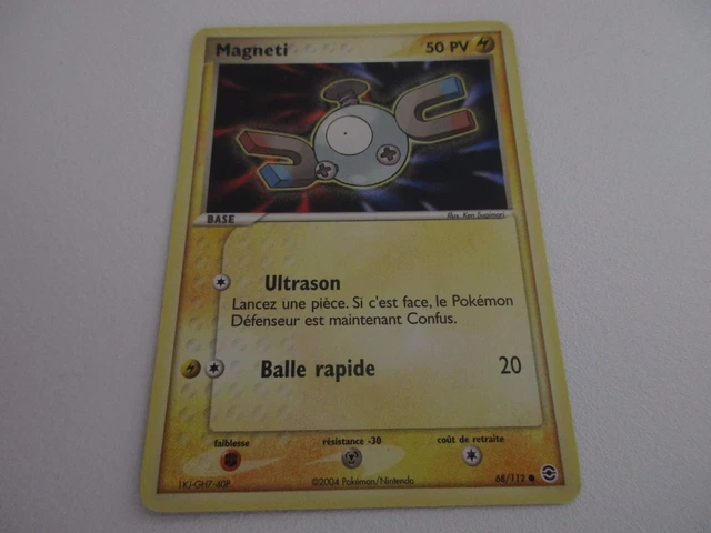 Carte POKEMON Ex Rouge Feu Vert Feuille 68/112 - Magneti VF