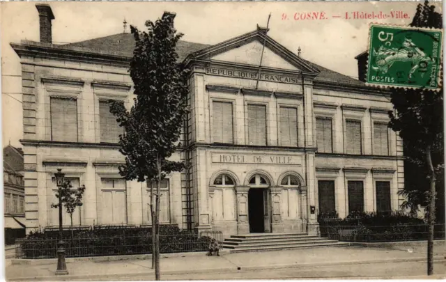 CPA COSNE L'Hotel de Ville Nievre (100329)
