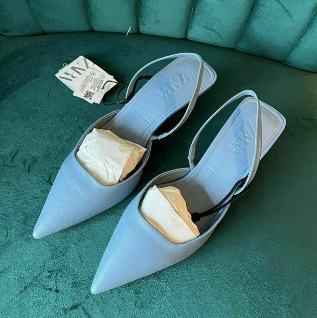 Scarpe blu hotsell zara