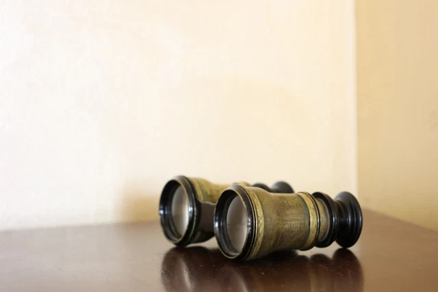 ✔️ Binocolo Antico Vintage In Ottone Anni '60/'70