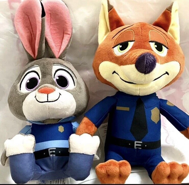 DISNEY ZOOTOPIA POLICE Academy Nick Wilde Judy Hopps M Set di 2 bambole ...
