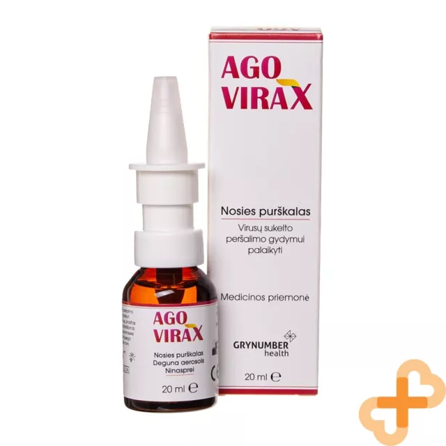 Agovirax Nasal Spray 20ml Tratamiento Y Prevención De Respiratorio Infecciones