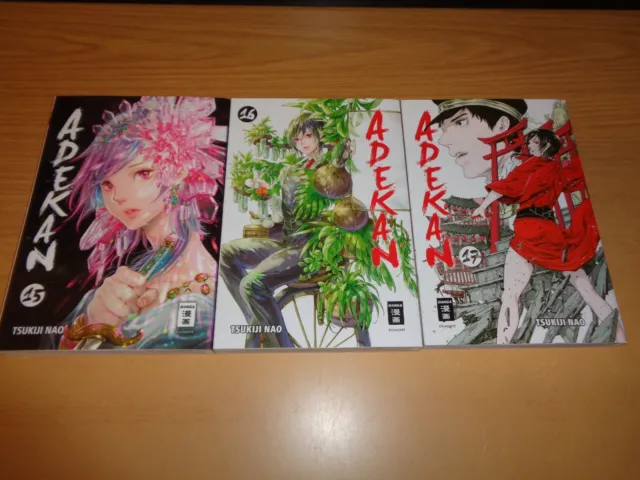 Adekan Nr.15 16 17 Manga (Ema Egmont) deutsch in 1.Auflage Tsukiji Nao Ai Aoki