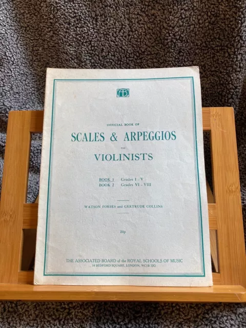 Forbes Collins Official book Scales & Arpeggios Methode vol. 1 Associated Board