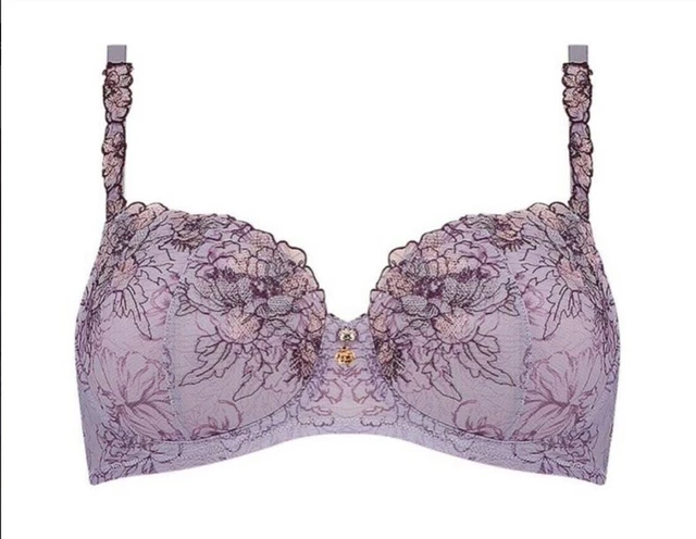 TRIUMPH SUBLIME FLORALE WP Bra Size UK 34D EU 77D Purple £22.50 - PicClick  UK