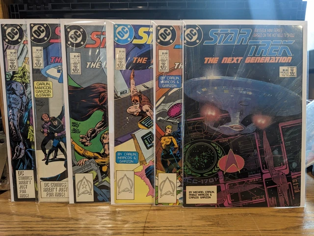 Complete Set Star Trek The Next Generation 1st Series 1-6 DC VF Picard Data Troi