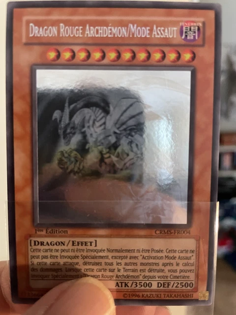 Carte YU-GI-OH! TYRAN DRAGON ROUGE ARCHDEMON MP24-FR043 QCSR NEUF