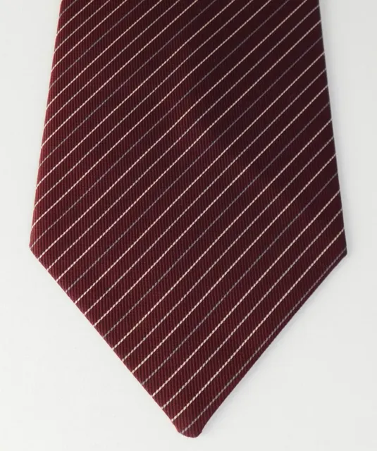 Cravatta marrone a righe abiti da lavoro sobri reggiseno britannico formale vintage anni '80