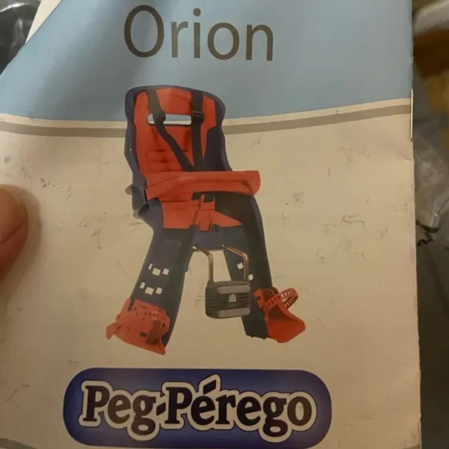 Peg perego orion front mount child bike seat