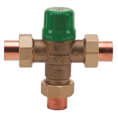 Taco 5122-C2 Mixing Valve, Forged Brass, 1 To 14 Gpm