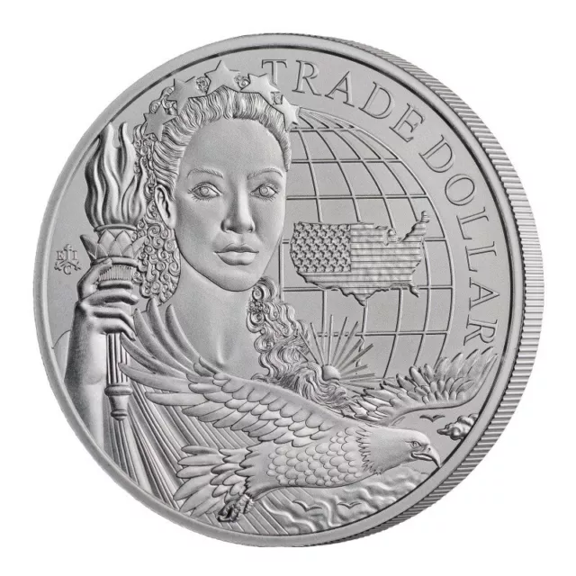 SAINTE HELENE 1 Dollar Argent 1 Once Dollar Américain moderne 2023