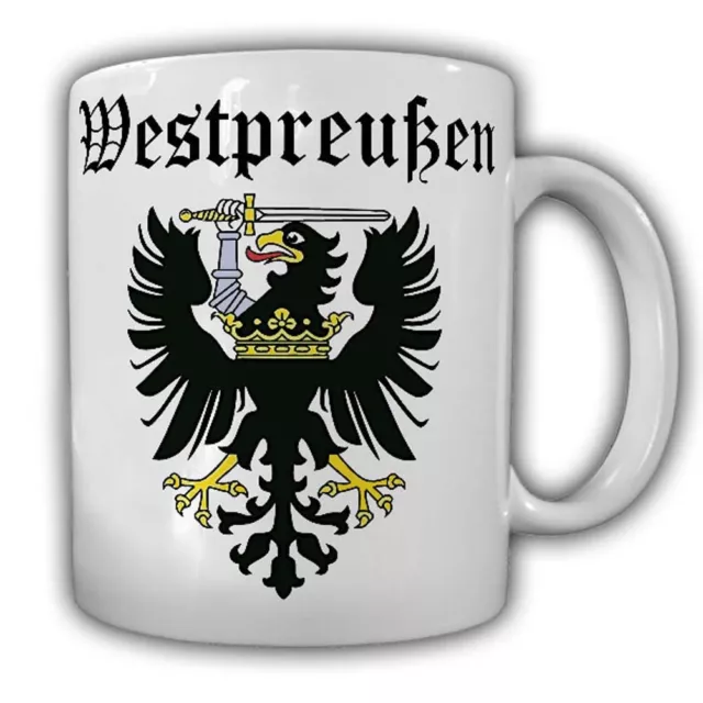 Tasse Westpreußen Adler Preußen Heimat Danzig preußische Provinz Wappen #25174