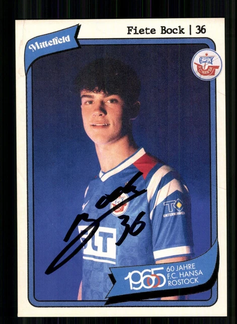Carte Autographe Signée Juri Schlünz – Hansa Rostock 2003-04 – Original TOP