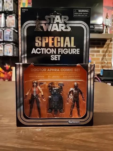 Star Wars Vintage Collection 2017 HASBRO Doctor Aphra Comic Set 3-PK