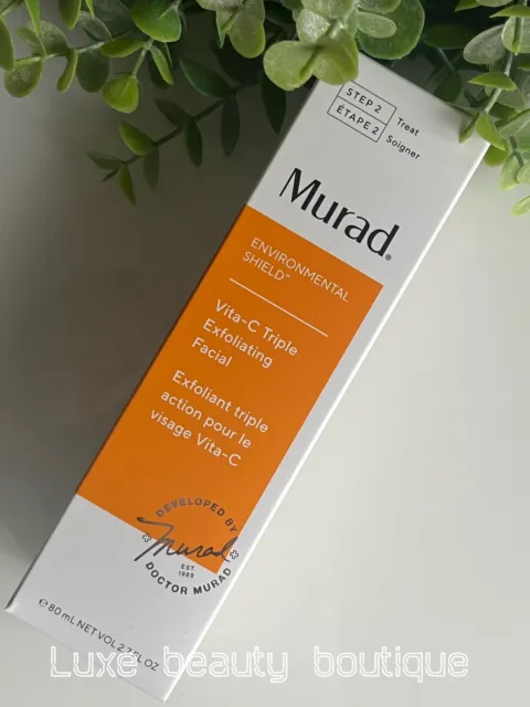 Murad Environmental Shield Vita-C Triple Exfoliating Facial 80ml RRP £75  New