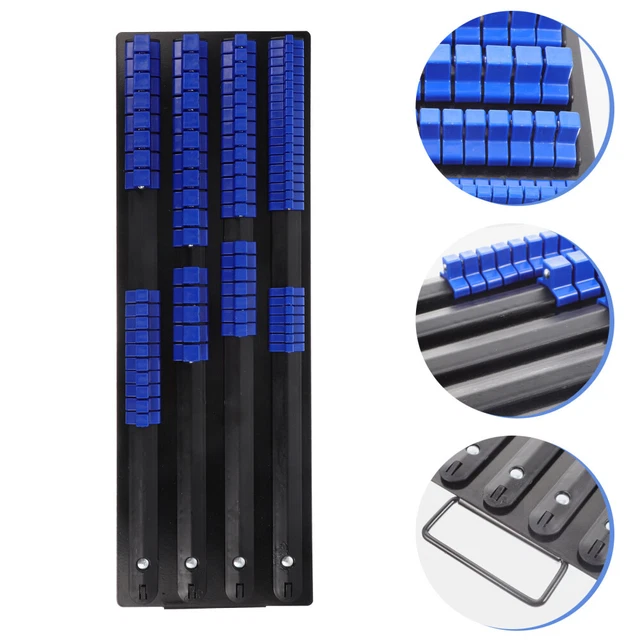 INSERTING SOCKET RACK Iron Holder Organizer Toolbox Efficient Storage £