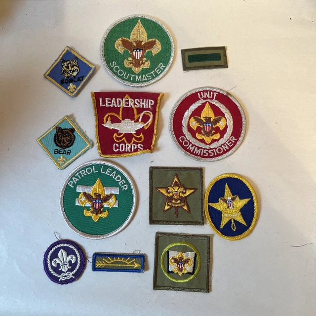 BSA PATCHES SCOUTMASTER Star Rank Scribe Position Unit Commissioner ...