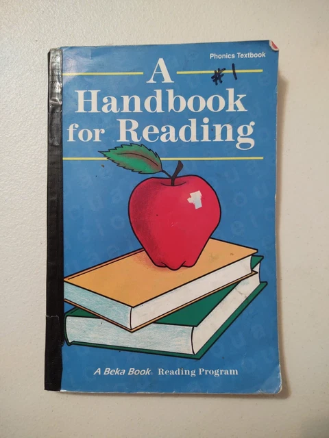 Abeka HANDBOOK FOR READING PHONICS TEXTBOOK 3rd Ed 1st Grade 1 Reading program