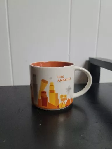 Starbucks Coffee Mug Cup You Are Here Series Los Angeles 14 fl oz 2014