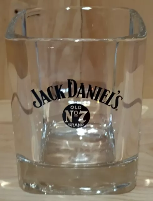 Jack Daniel's Old No. 7 Branded Thick Square Whisky Glass