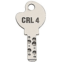 CRL 01PKEY4 Replacement Key #4 for 03P Series Deluxe Slip-On Plunger Locks
