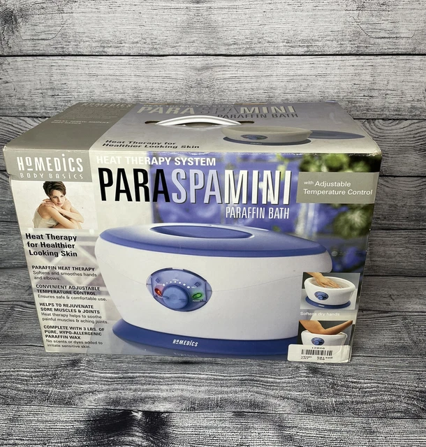 Homedics Body Basic ParaSpa Mini Pro Heat Therapy Paraffin Bath PAR-100 NIB