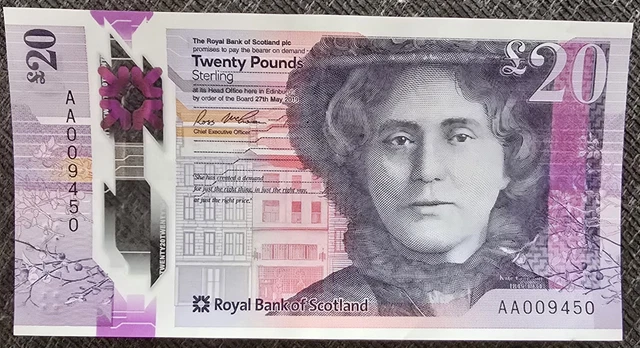 RARE £20 NOTE Very Low Serial Number AA00 £208.70 - PicClick UK