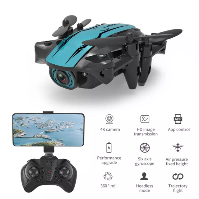 CS02 Mini WiFi FPV HD Camera Altitude Hold Mode Foldable RC Drone Quadcopter