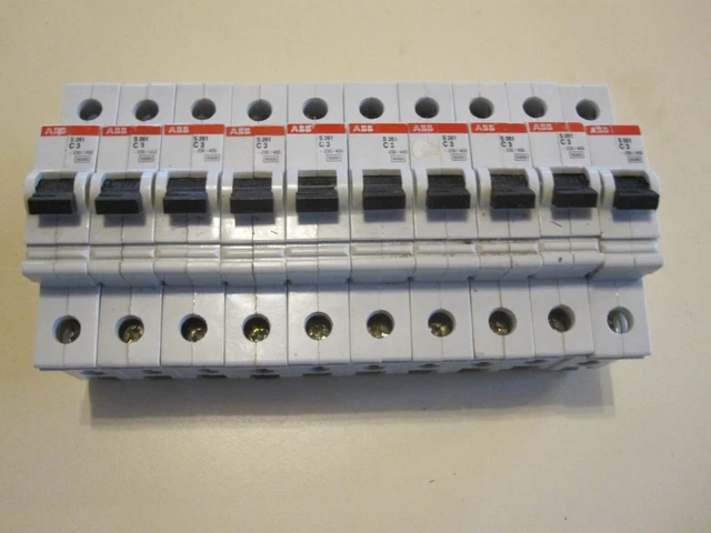 10 interruttori di protezione linea ABB C3 S261 fusibile automatico fusibile automatico C3A