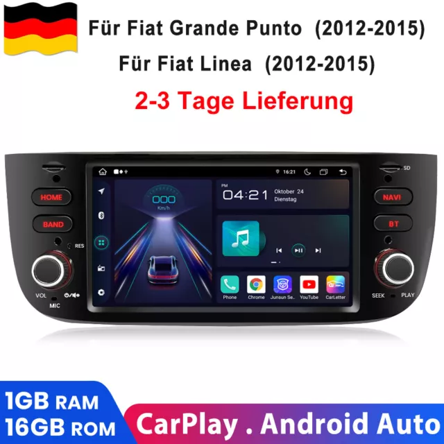 6.2" Car Stereo Radio GPS Navigation BT DSP DAB+ USB Für Fiat Grande Punto/Linea