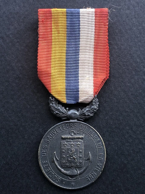 Médaille Société Des Sauveteurs De Saône-et-Loire, 1919-1930, Bon état