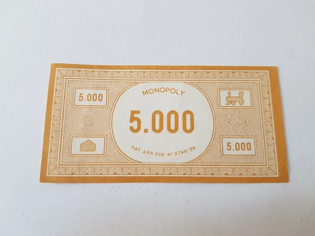 Lot De 4 Billets De 50.000 Monopoly - Pièce Détachée Miro Parker Company - Référence #A63 - Occasion