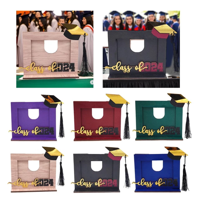GRADUATION PHOTO FRAME with Tassel Class of 2024 Graduate Picture Frame