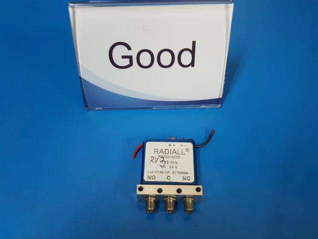 Radiall_R570315000: RF COAXIAL SWITCH 3GHz / 24V (22)