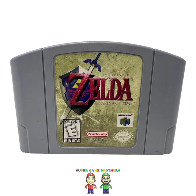 THE LEGEND OF Zelda Ocarina of Time (Nintendo 64 N64) Authentique EUR