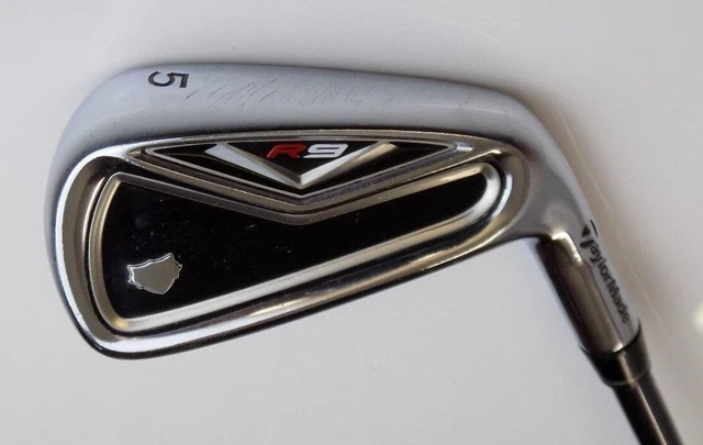 TaylorMade R9 TP 9 Iron Fujikura SLDR S Flex Graphite Shaft Sharpro Grip TaylorMade R9 TP 9 Iron Fujikura SLDR S Flex Graphite Shaft Sharpro Grip