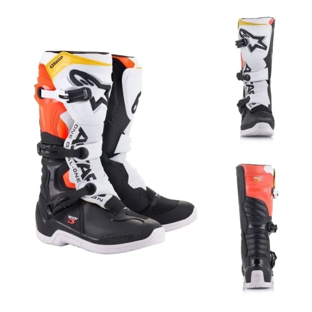 Bottes de Motocross Alpinestars Technologie 3 MX Enduro Moto Offroad-Stiefel