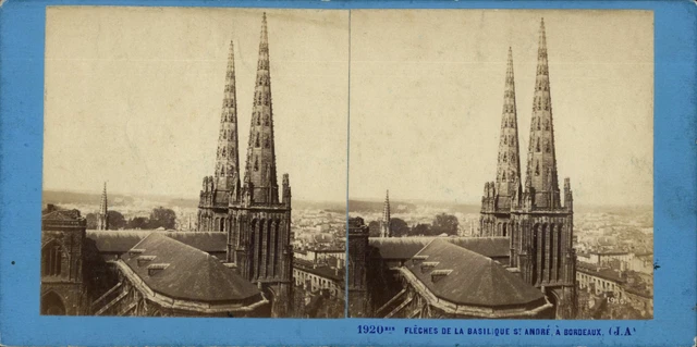 Tirage Albuminé Vintage – Bordeaux, Porte De Bourgogne, Gironde – Circa 1880 – Format 10x15 Cm